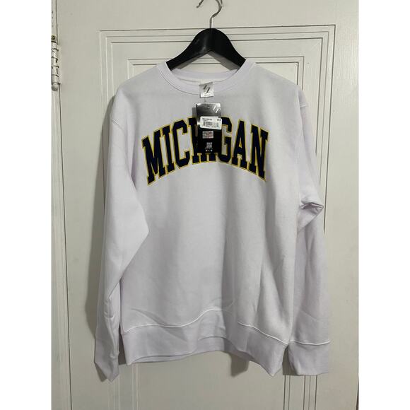 NWT University of Michigan Wolverines Crewneck Sweatshirt Size S - Picture 1 of 7